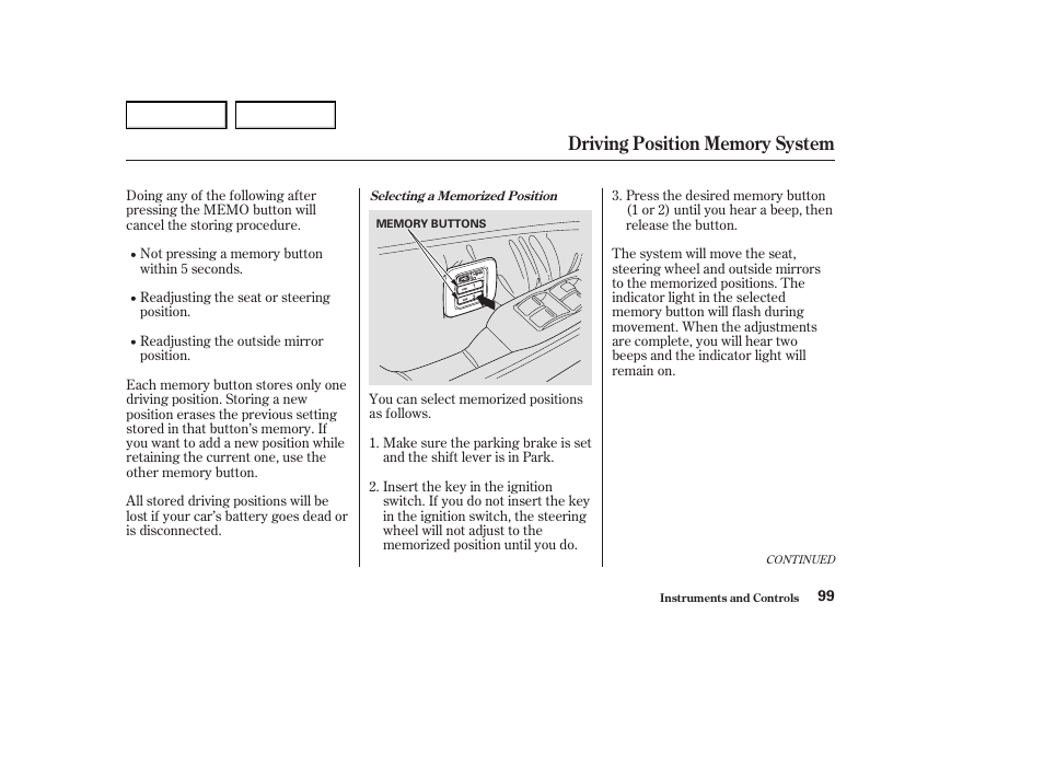 Acura 2004 RL - Owner's Manual User Manual | Page 102 / 370