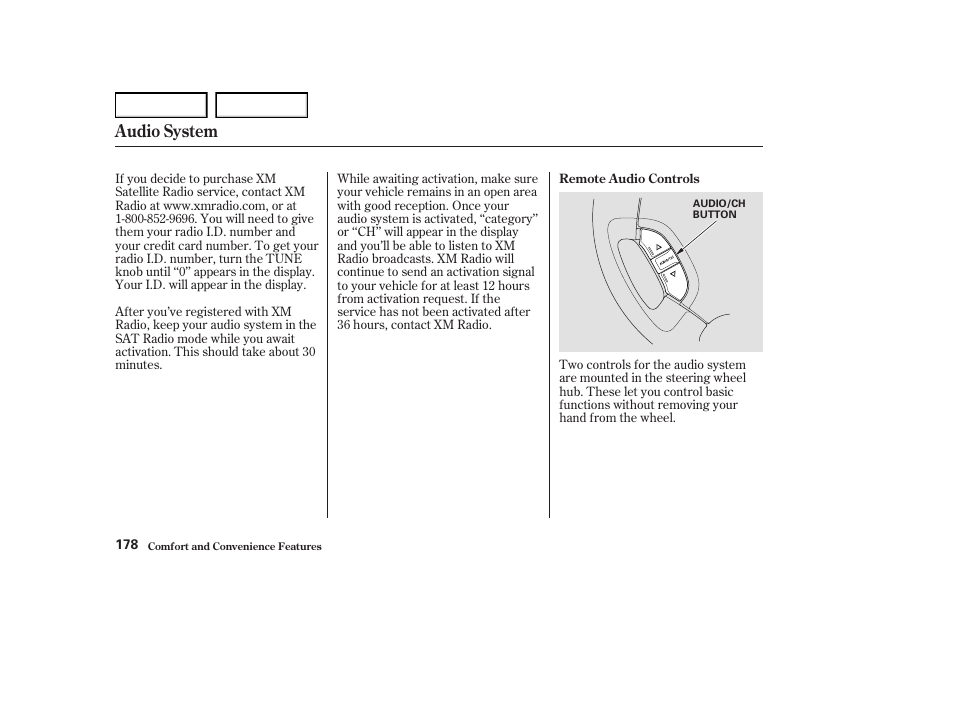 Audio system | Acura 2004 RL - Owner's Manual User Manual | Page 181 / 370