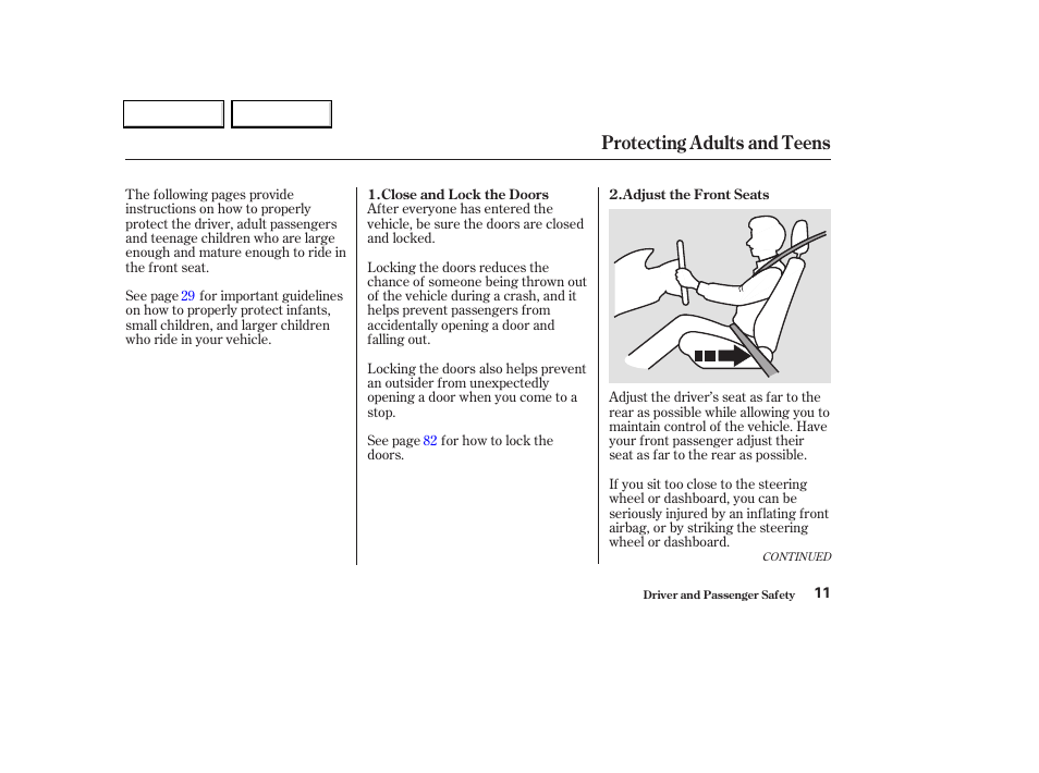 Protecting adults and teens | Acura 2004 TL - Owner's Manual User Manual | Page 14 / 283