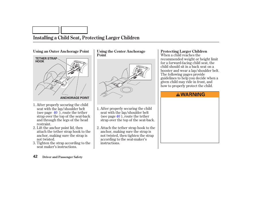 Acura 2004 TL - Owner's Manual User Manual | Page 45 / 283