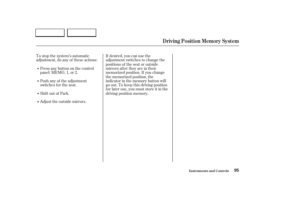 Acura 2004 TL - Owner's Manual User Manual | Page 98 / 283