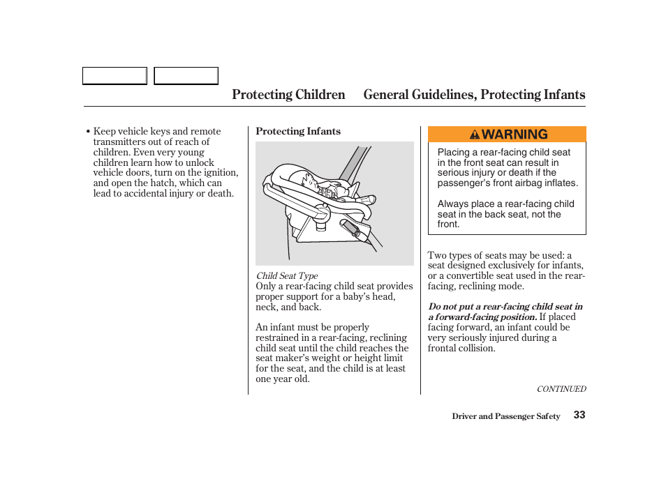 Acura 2004 RSX - Owner's Manual User Manual | Page 36 / 250