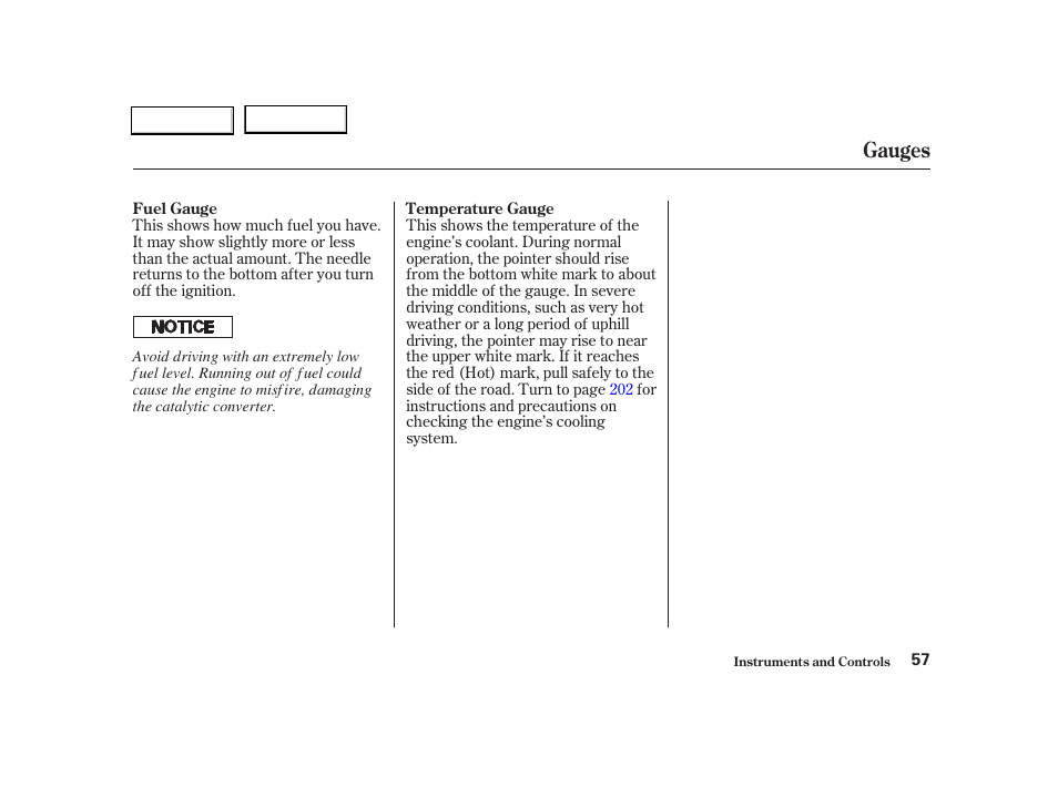 Gauges | Acura 2004 RSX - Owner's Manual User Manual | Page 60 / 250