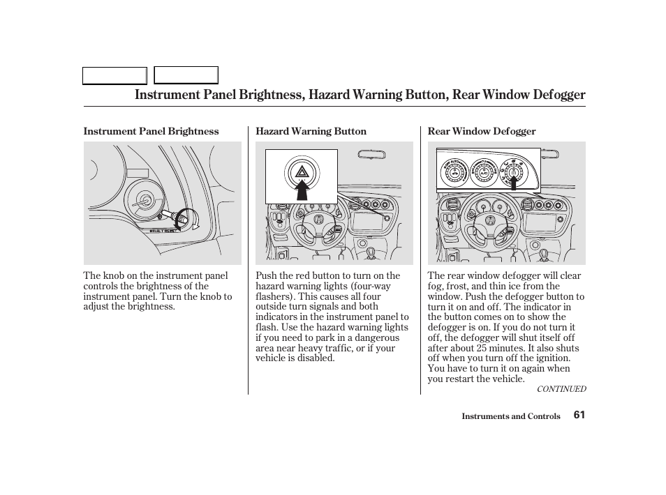Acura 2004 RSX - Owner's Manual User Manual | Page 64 / 250