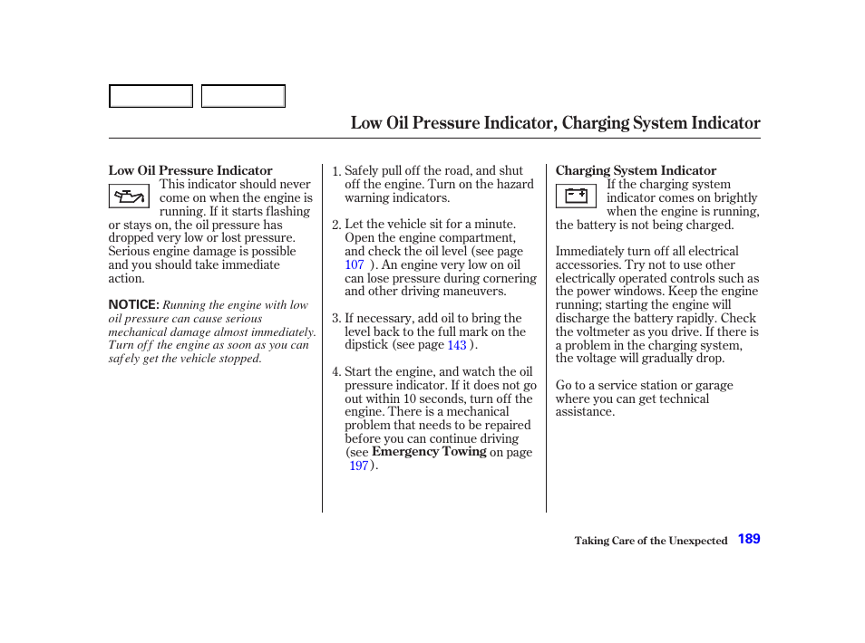 Acura 2004 NSX - Owner's Manual User Manual | Page 192 / 230