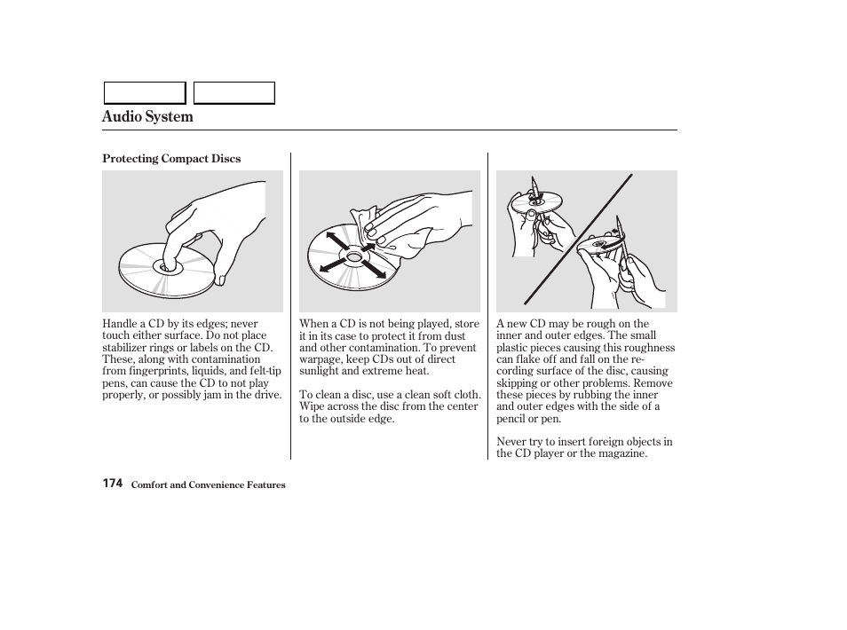 Audio system | Acura 2003 MDX - Owner's Manual User Manual | Page 178 / 420