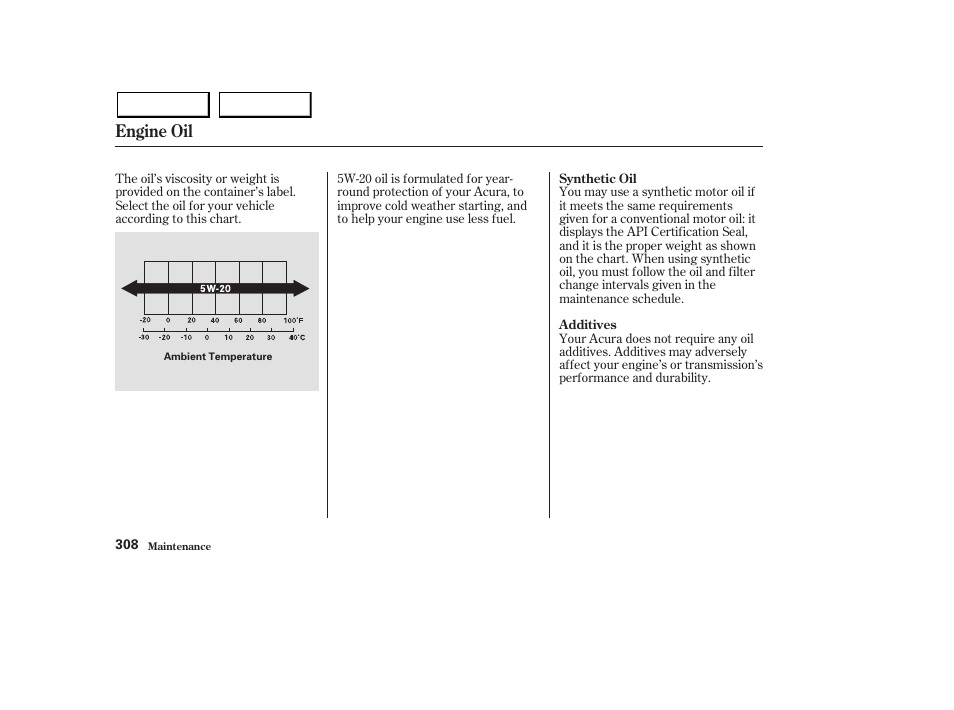 Engine oil | Acura 2003 MDX - Owner's Manual User Manual | Page 312 / 420