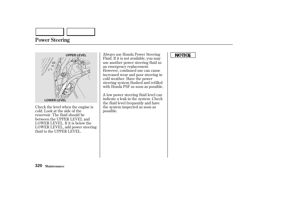 Power steering | Acura 2003 MDX - Owner's Manual User Manual | Page 324 / 420