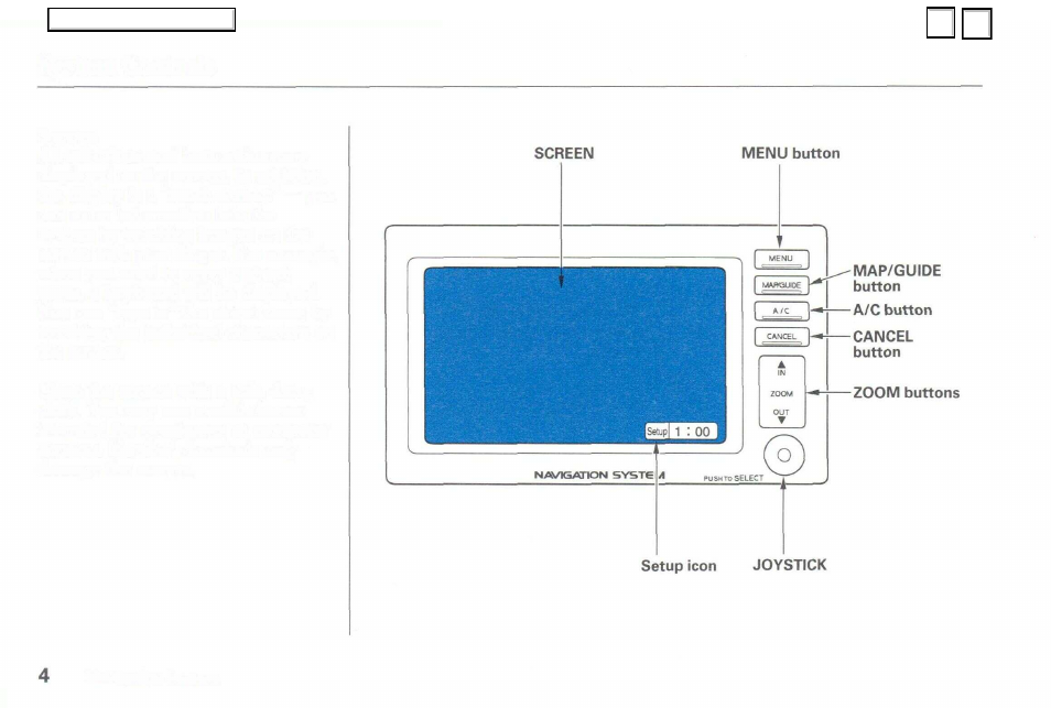 System controls | Acura 2003 RL - Navigation Manual User Manual | Page 4 / 6