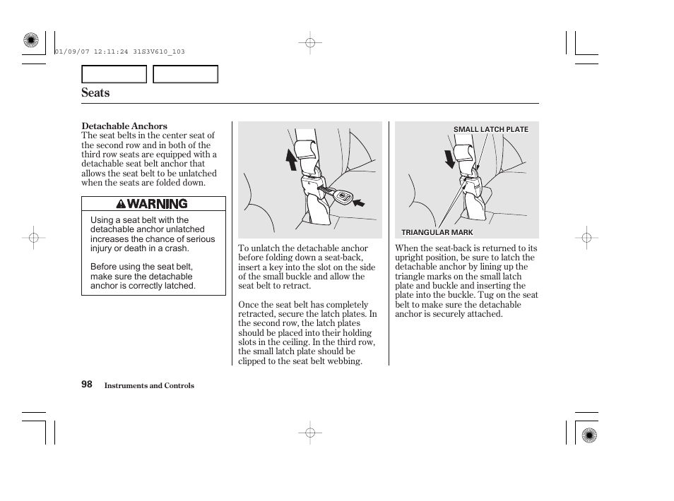 Seats | Acura 2002 MDX - Owner's Manual User Manual | Page 102 / 372