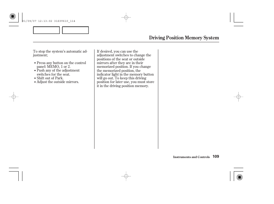 Acura 2002 MDX - Owner's Manual User Manual | Page 113 / 372