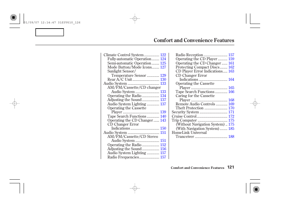 Comfort and convenience features | Acura 2002 MDX - Owner's Manual User Manual | Page 125 / 372