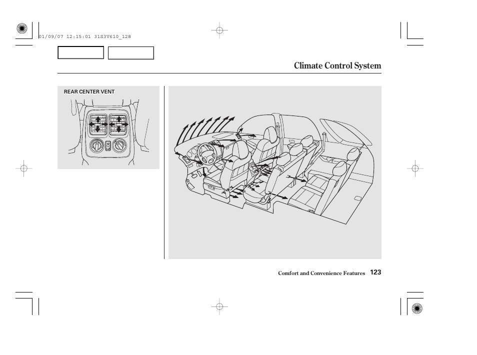 Climate control system | Acura 2002 MDX - Owner's Manual User Manual | Page 127 / 372