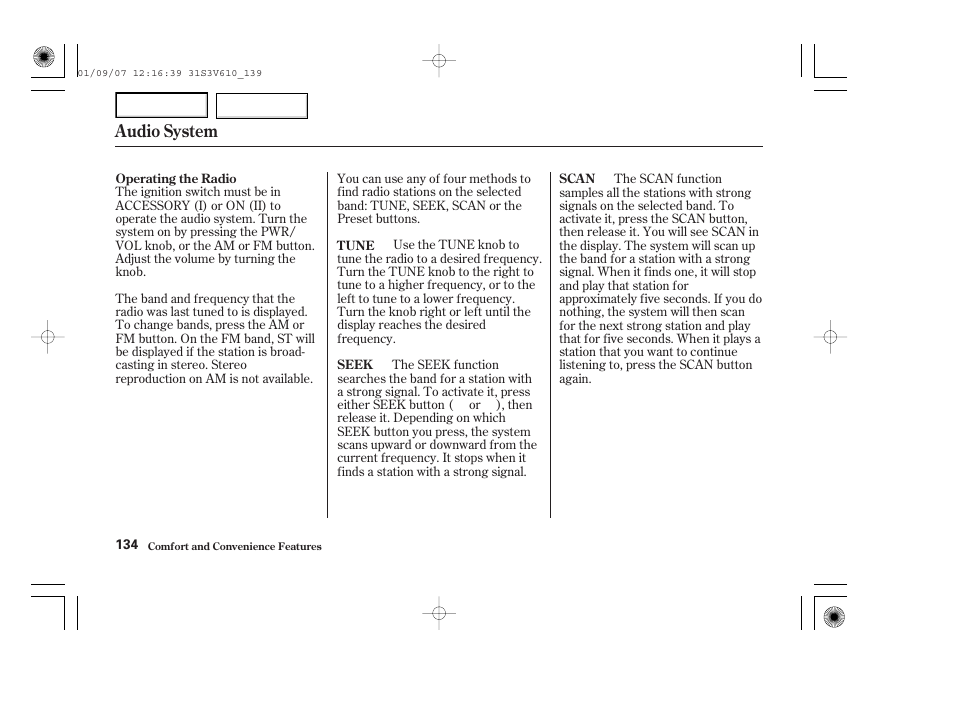 Audio system | Acura 2002 MDX - Owner's Manual User Manual | Page 138 / 372