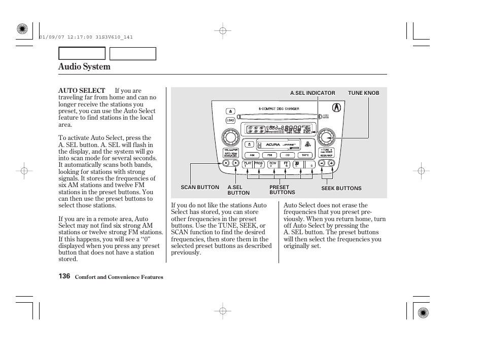 Audio system | Acura 2002 MDX - Owner's Manual User Manual | Page 140 / 372