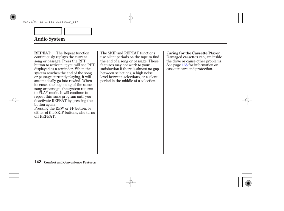 Audio system | Acura 2002 MDX - Owner's Manual User Manual | Page 146 / 372