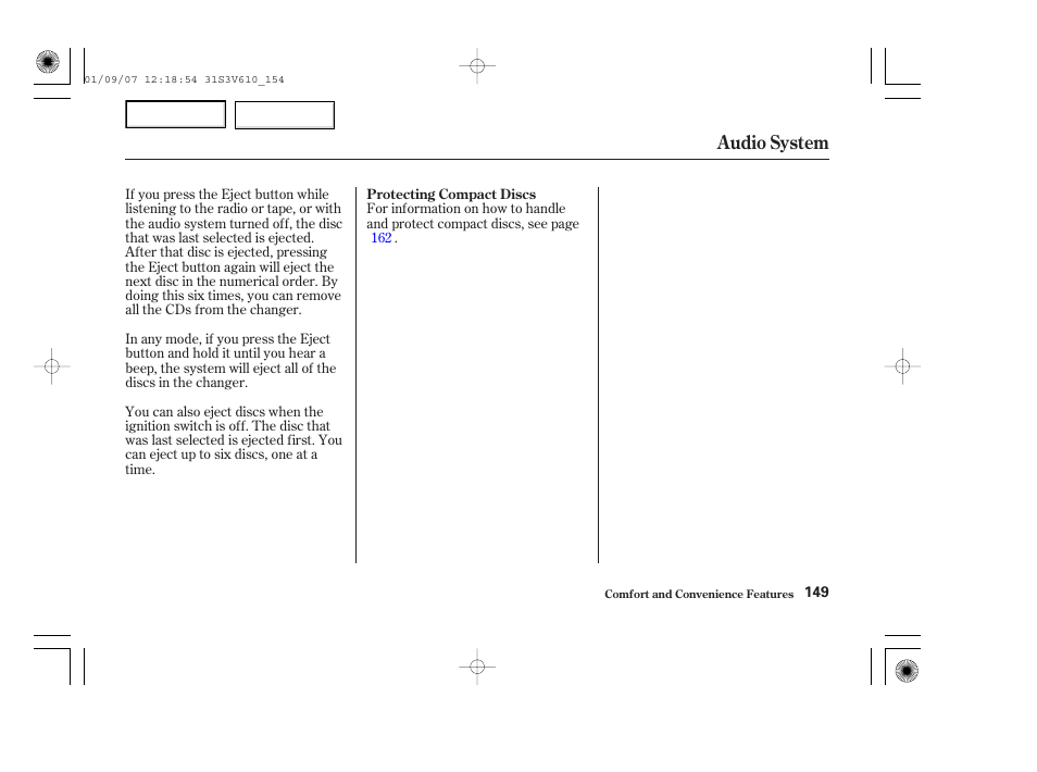 Audio system | Acura 2002 MDX - Owner's Manual User Manual | Page 153 / 372
