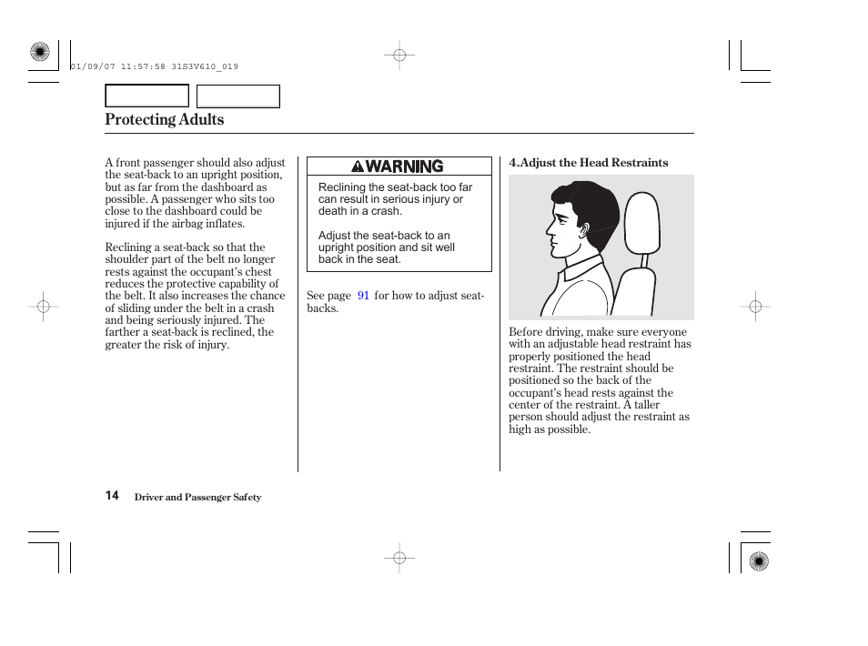 Protecting adults | Acura 2002 MDX - Owner's Manual User Manual | Page 18 / 372