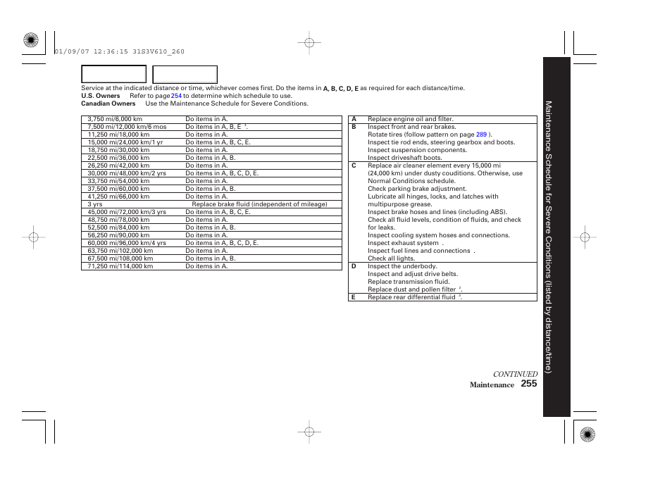 Acura 2002 MDX - Owner's Manual User Manual | Page 259 / 372