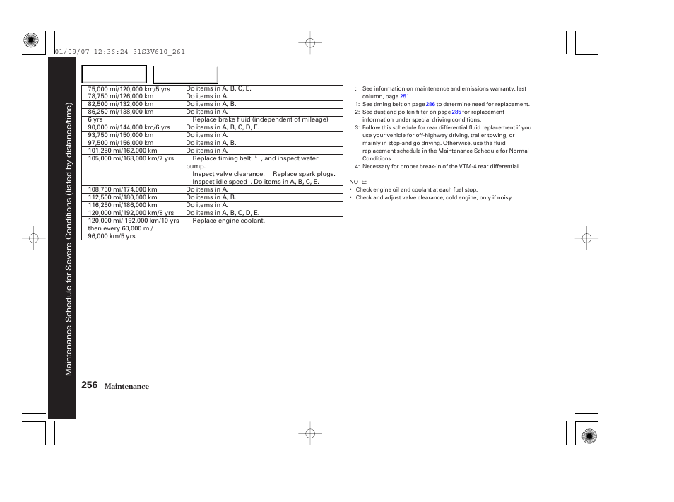 Acura 2002 MDX - Owner's Manual User Manual | Page 260 / 372