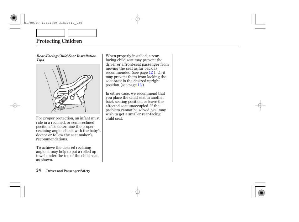 Protecting children | Acura 2002 MDX - Owner's Manual User Manual | Page 38 / 372