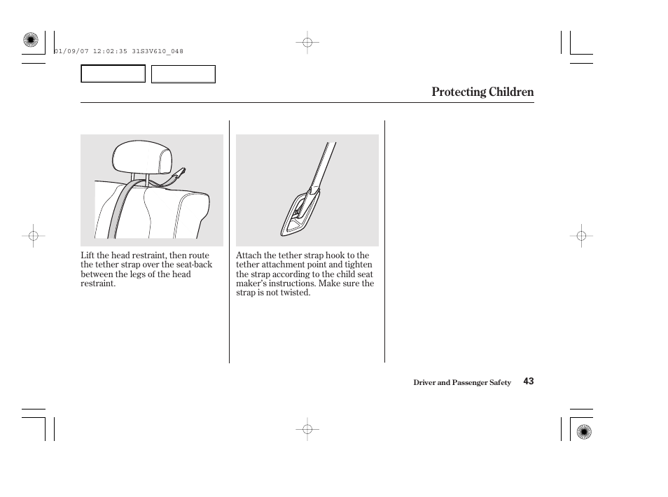 Protecting children | Acura 2002 MDX - Owner's Manual User Manual | Page 47 / 372