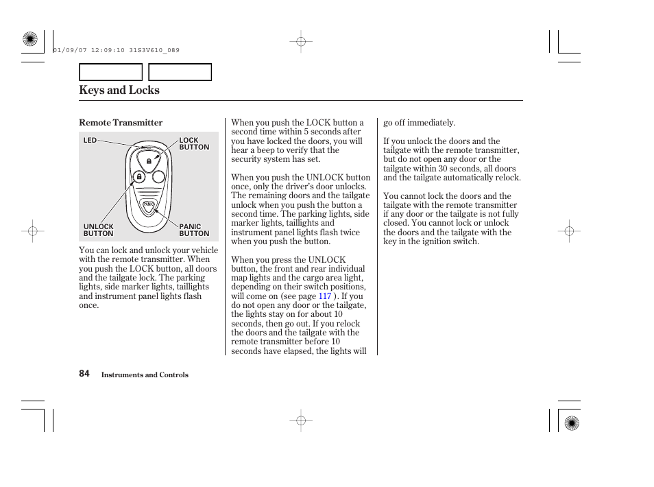 Keys and locks | Acura 2002 MDX - Owner's Manual User Manual | Page 88 / 372