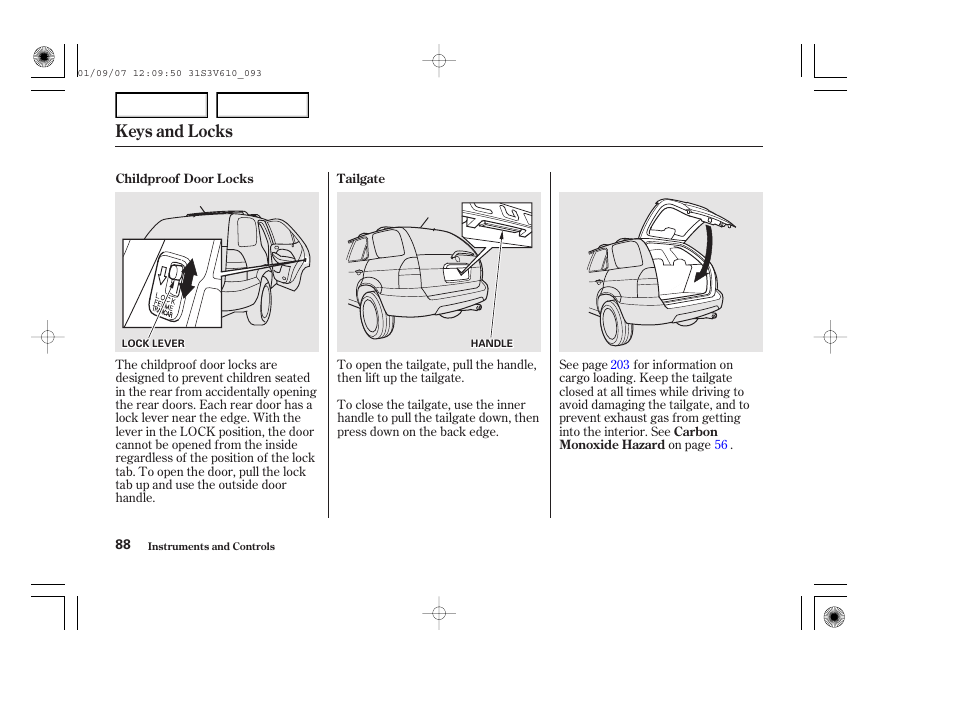 Keys and locks | Acura 2002 MDX - Owner's Manual User Manual | Page 92 / 372