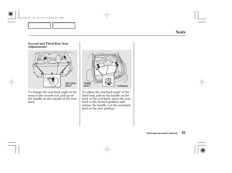 Seats | Acura 2002 MDX - Owner's Manual User Manual | Page 97 / 372