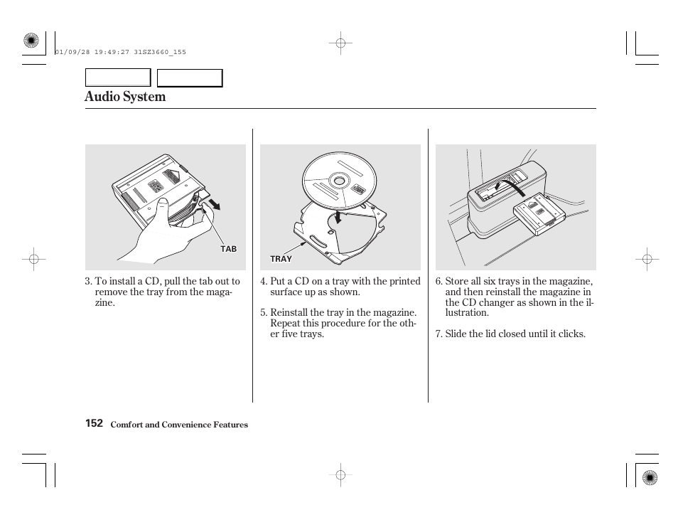 Audio system | Acura 2002 RL - Owner's Manual User Manual | Page 155 / 343