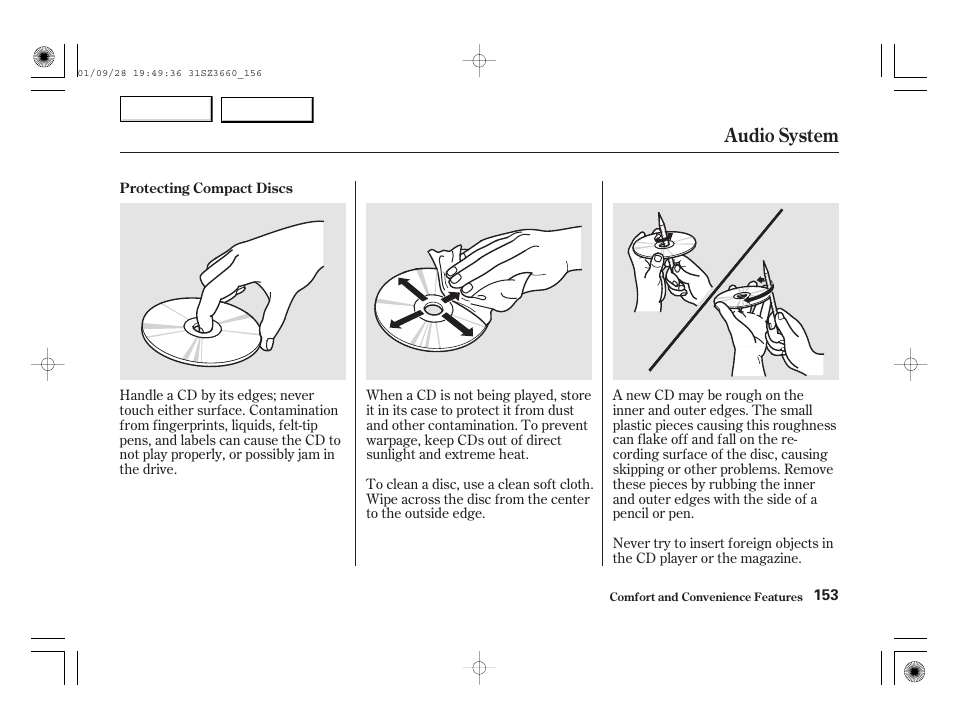 Audio system | Acura 2002 RL - Owner's Manual User Manual | Page 156 / 343