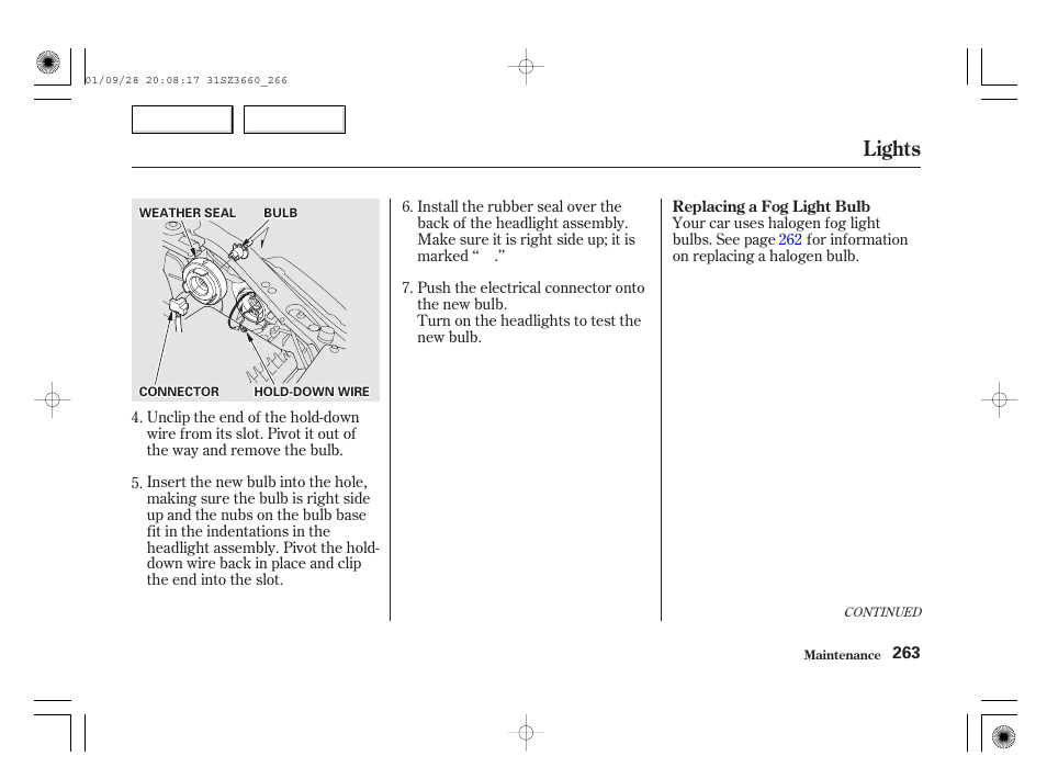 Lights | Acura 2002 RL - Owner's Manual User Manual | Page 266 / 343