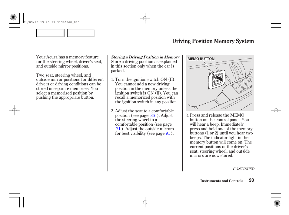 Acura 2002 RL - Owner's Manual User Manual | Page 96 / 343