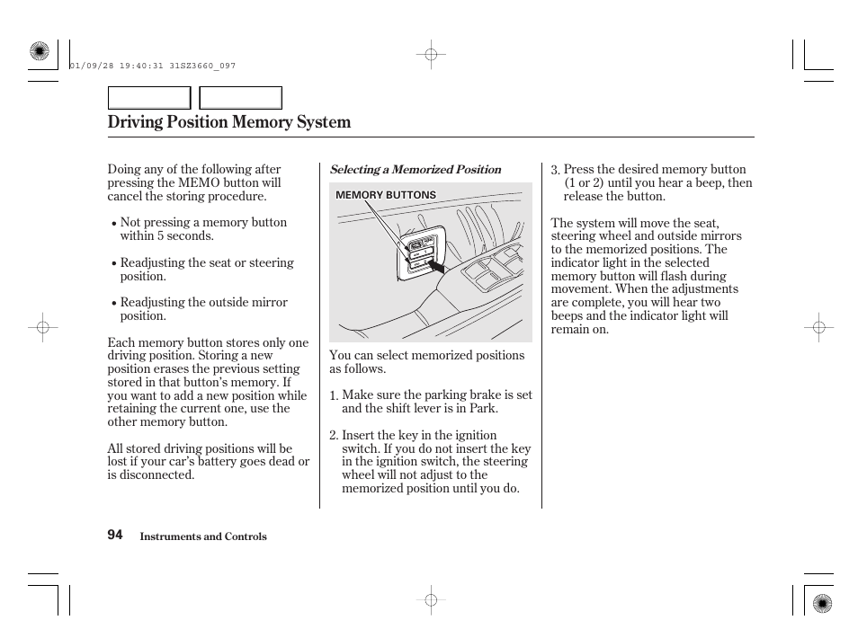 Acura 2002 RL - Owner's Manual User Manual | Page 97 / 343
