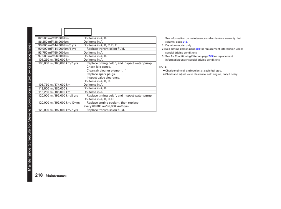 Acura 2002 TL - Owner's Manual User Manual | Page 221 / 339