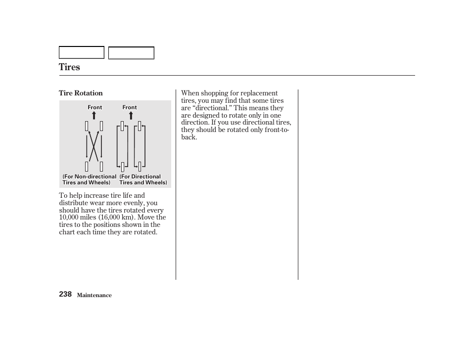 Tires | Acura 2002 RSX - Owner's Manual User Manual | Page 241 / 320