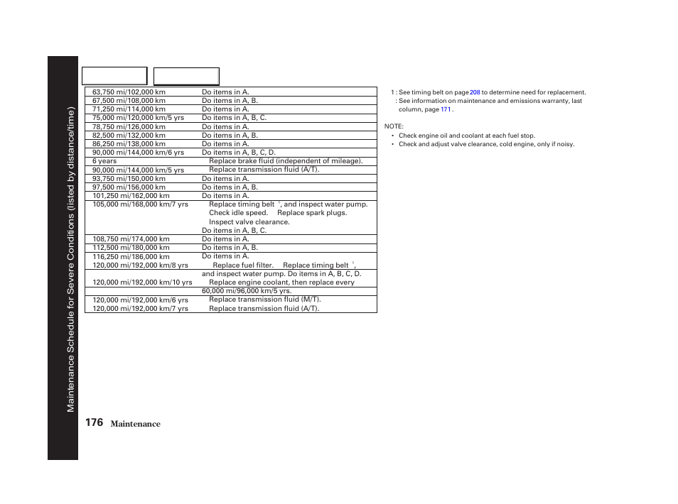 Acura 2002 NSX - Owner's Manual User Manual | Page 179 / 301