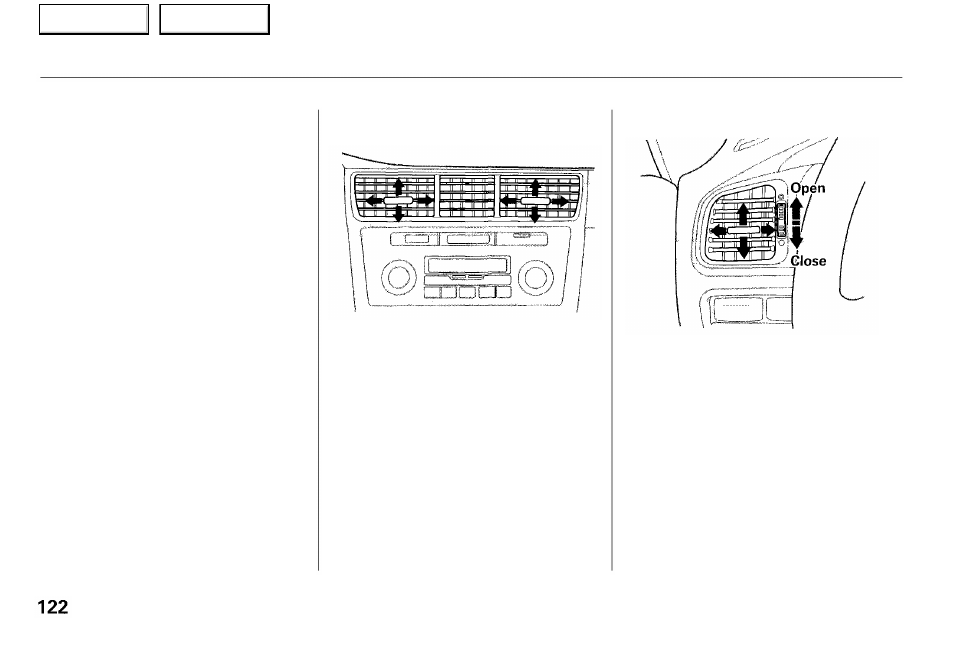 Climate control system | Acura 2001 RL - Owner's Manual User Manual | Page 125 / 333