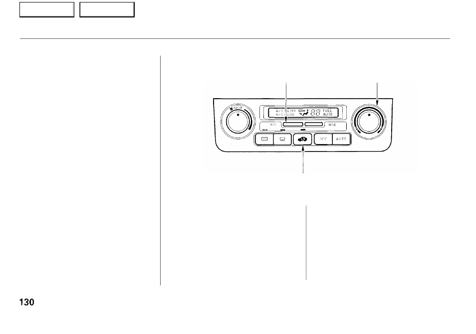 Climate control system | Acura 2001 RL - Owner's Manual User Manual | Page 133 / 333