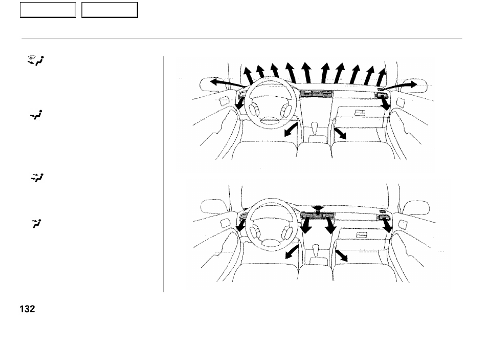 Climate control system | Acura 2001 RL - Owner's Manual User Manual | Page 135 / 333
