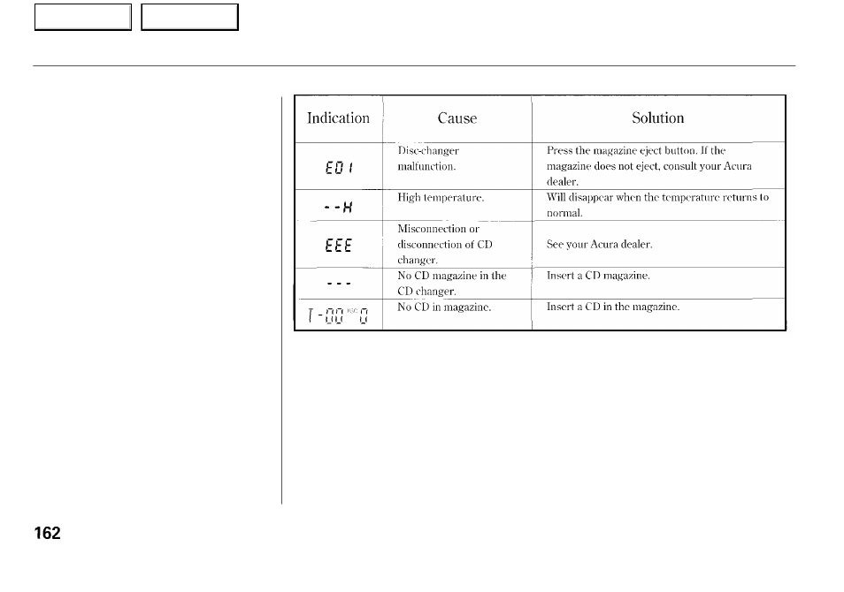 Audio system | Acura 2001 RL - Owner's Manual User Manual | Page 165 / 333