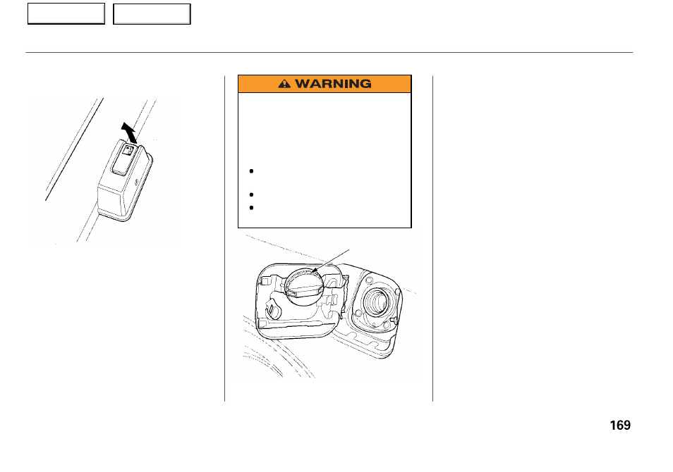 Service station procedures | Acura 2001 RL - Owner's Manual User Manual | Page 172 / 333