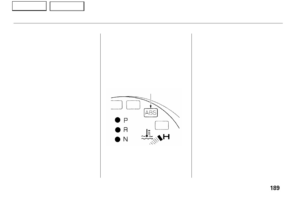 The braking system | Acura 2001 RL - Owner's Manual User Manual | Page 192 / 333