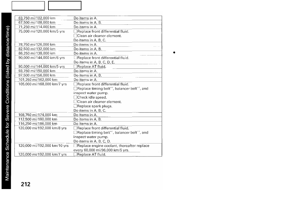 Acura 2001 RL - Owner's Manual User Manual | Page 215 / 333