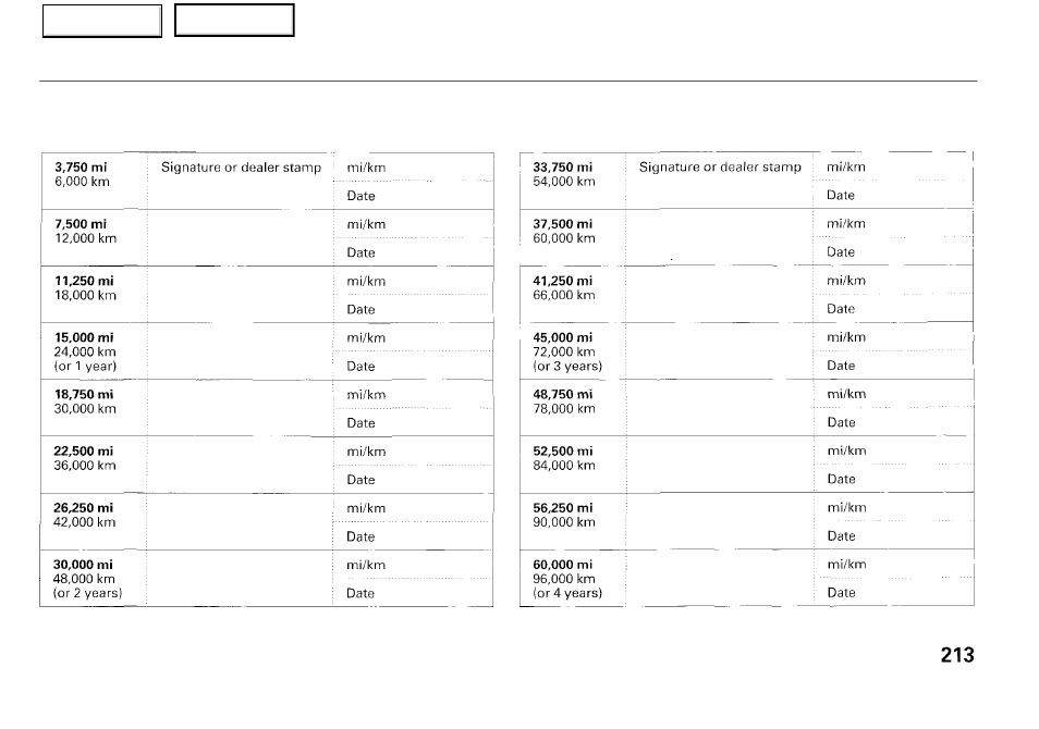 Acura 2001 RL - Owner's Manual User Manual | Page 216 / 333