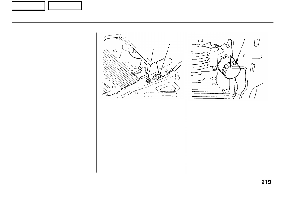 Engine oil | Acura 2001 RL - Owner's Manual User Manual | Page 222 / 333