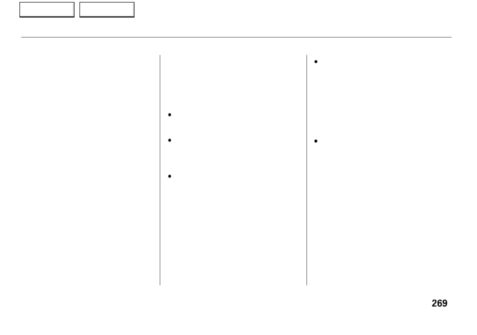 Corrosion protection | Acura 2001 RL - Owner's Manual User Manual | Page 272 / 333