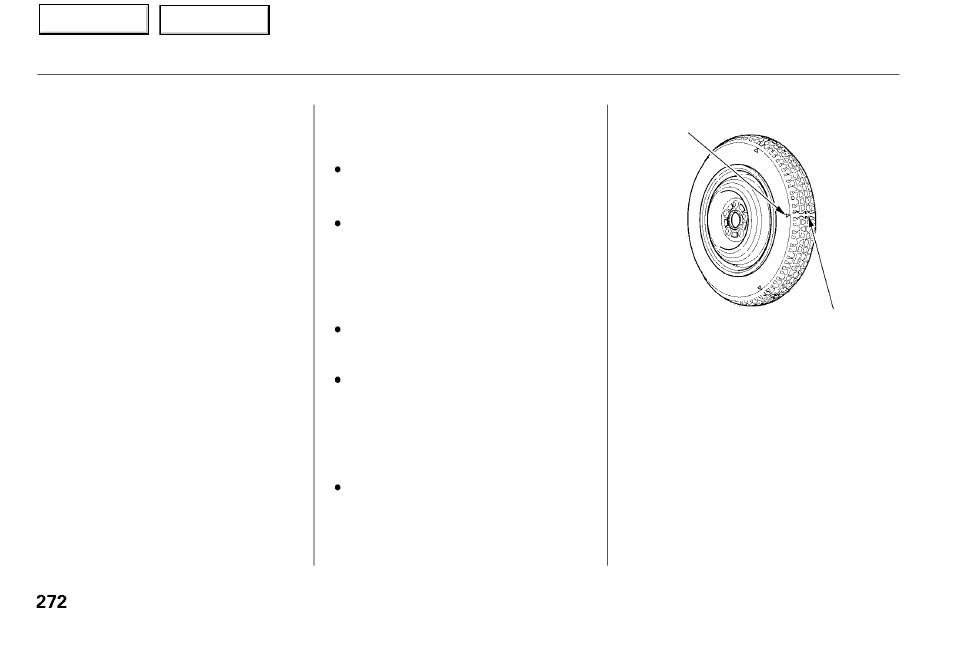 Compact spare tire | Acura 2001 RL - Owner's Manual User Manual | Page 275 / 333