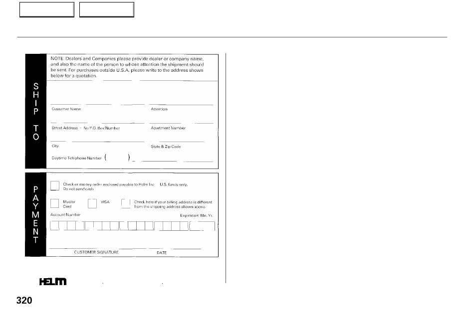 Authorized manuals | Acura 2001 RL - Owner's Manual User Manual | Page 323 / 333