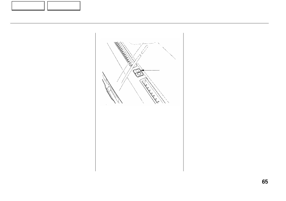 Controls near the steering wheel | Acura 2001 RL - Owner's Manual User Manual | Page 68 / 333